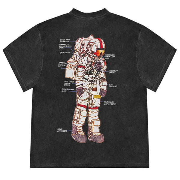 Space Mission Oversized T-Shirt - Vedlit