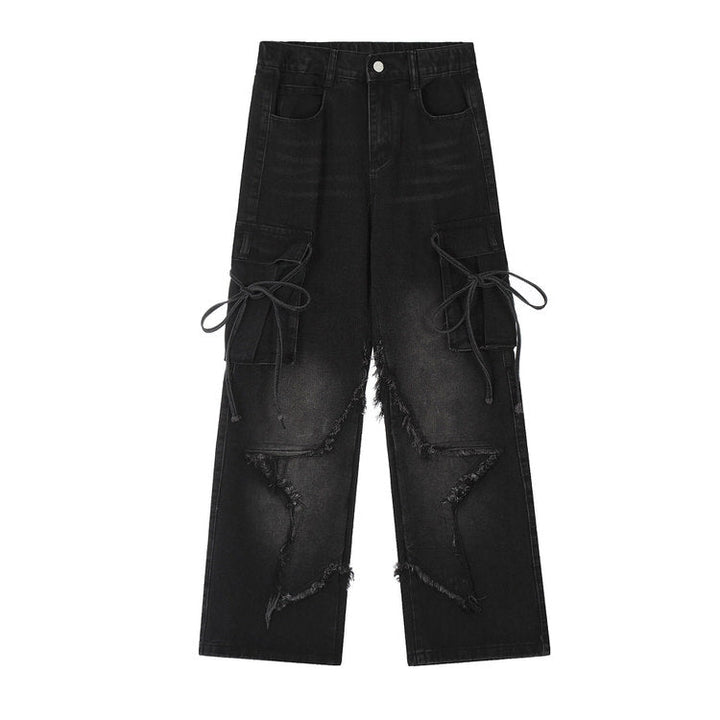 Star Patch Cargo Jeans - Vedlit