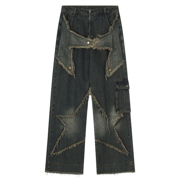 Star Girl Wide Leg Jeans - Vedlit