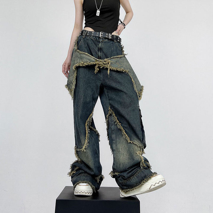 Star Girl Wide Leg Jeans - Vedlit