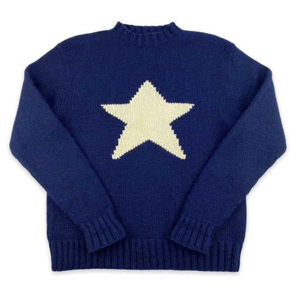 Star Girl Aesthetic Knit Sweater - Vedlit