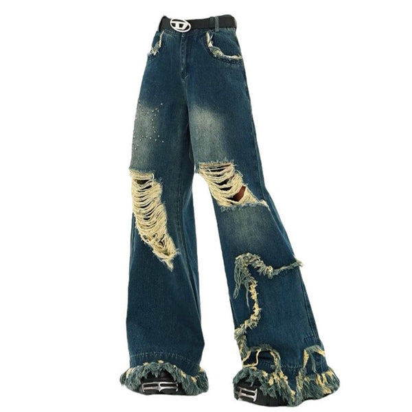 Star Girl Destroyed Jeans - Vedlit