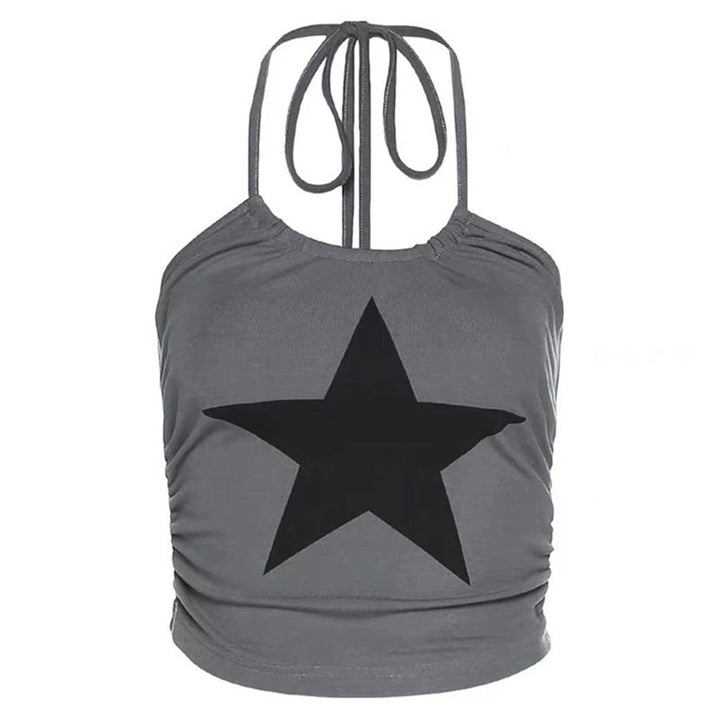 Star Girl Halter Crop Top - Vedlit
