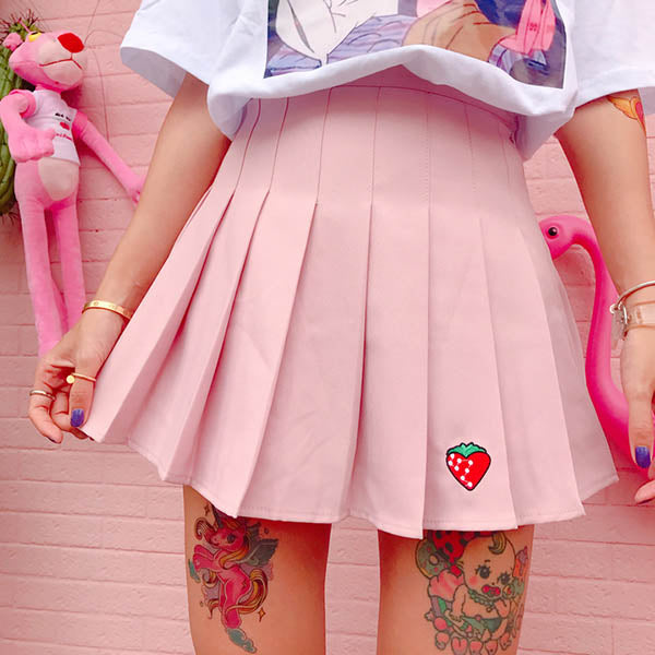 Strawberry Mini Skirt - Vedlit