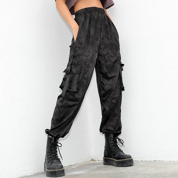 Chinese Dragon Cargo Pants - Vedlit