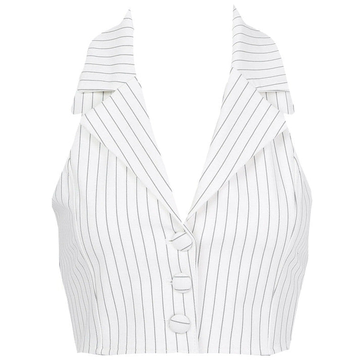 Baby Lies Halter Tailored Vest - Vedlit