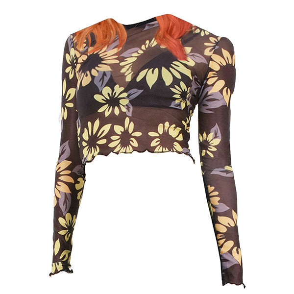 Sunflower Mesh Top - Vedlit
