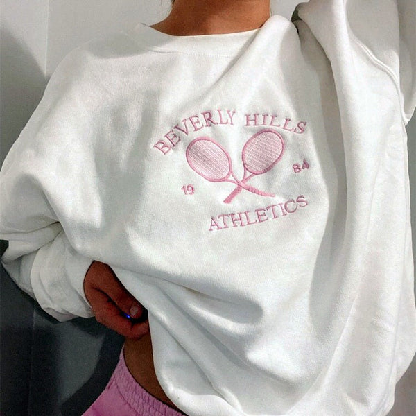 Old Money Aesthetic Tennis Sweatshirt - Vedlit