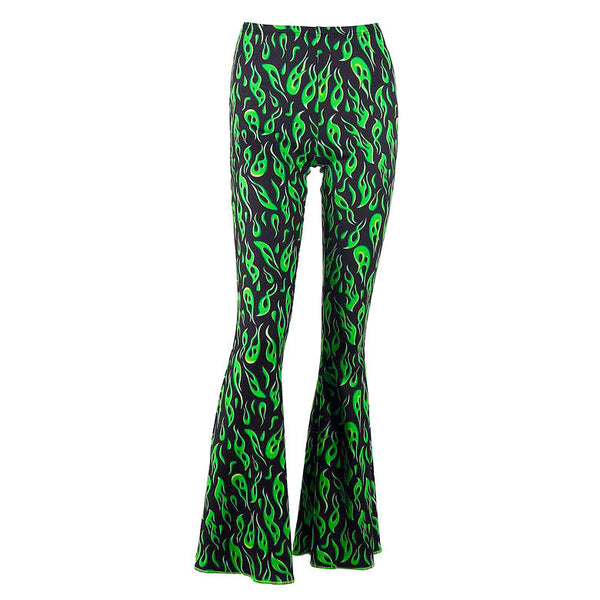 Toxic Flame Flared Pants - Vedlit