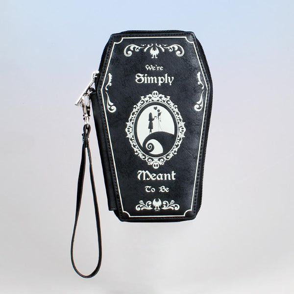 We're Simply Meant To Be Gothic Coffin Wristlet - Vedlit