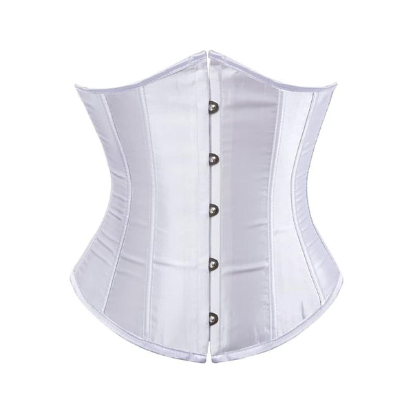 White Gothic Underbust Corset - Vedlit