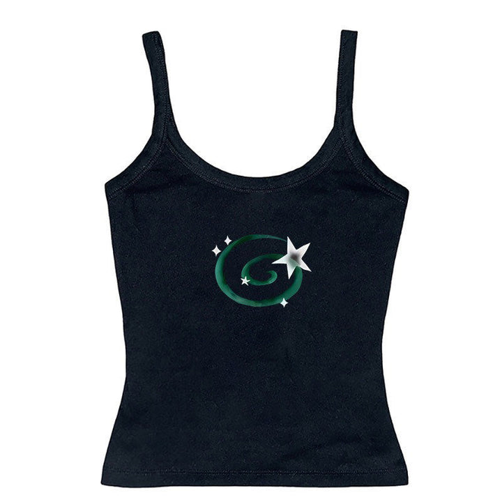 Y2K Aesthetic Star Tank Top - Vedlit