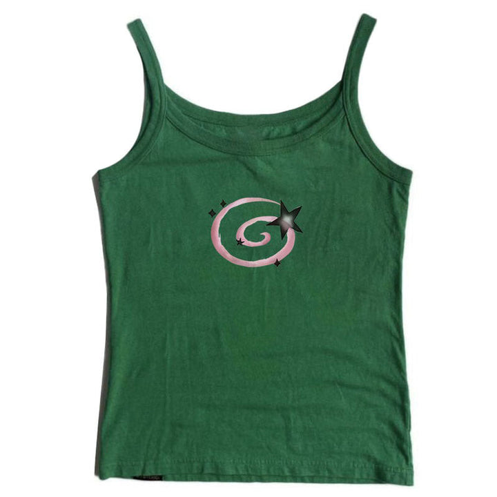 Y2K Aesthetic Star Tank Top - Vedlit
