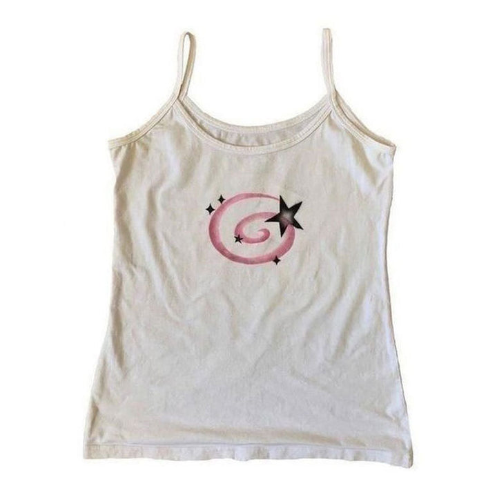 Y2K Aesthetic Star Tank Top - Vedlit