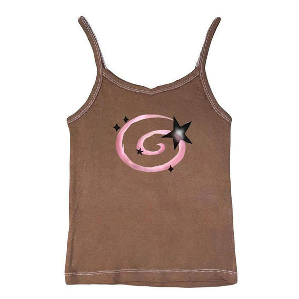 Y2K Aesthetic Star Tank Top - Vedlit