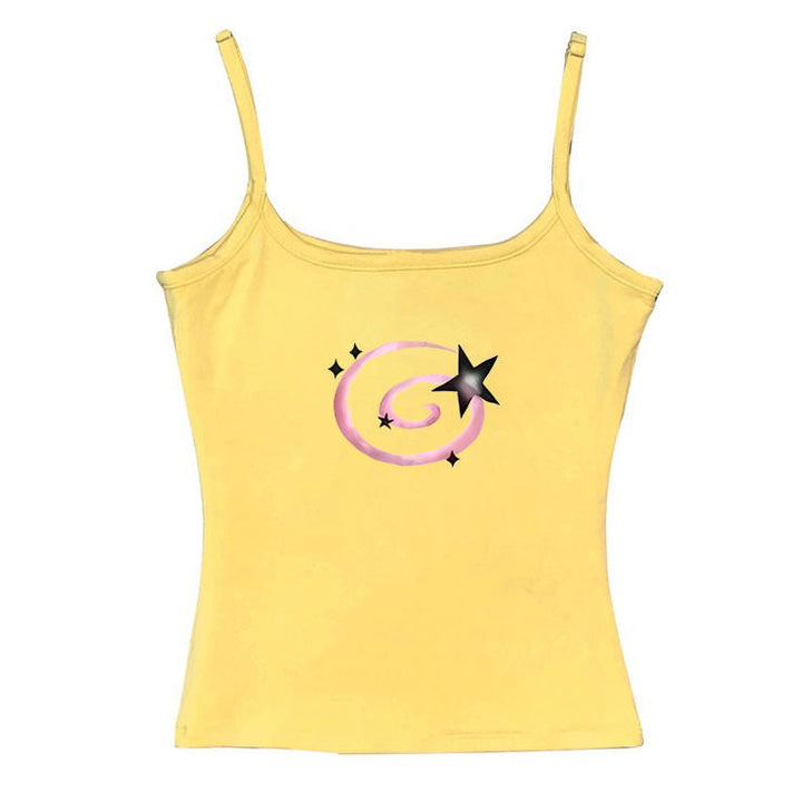 Y2K Aesthetic Star Tank Top - Vedlit