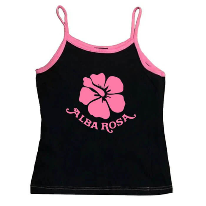 Y2K Alba Rosa Aesthetic Tank Top - Vedlit