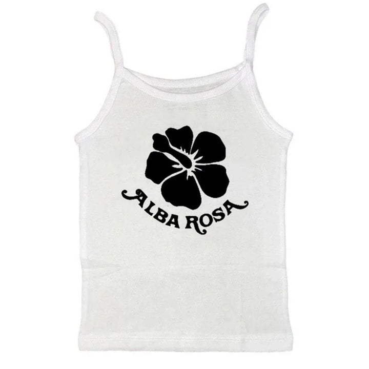 Y2K Alba Rosa Aesthetic Tank Top - Vedlit