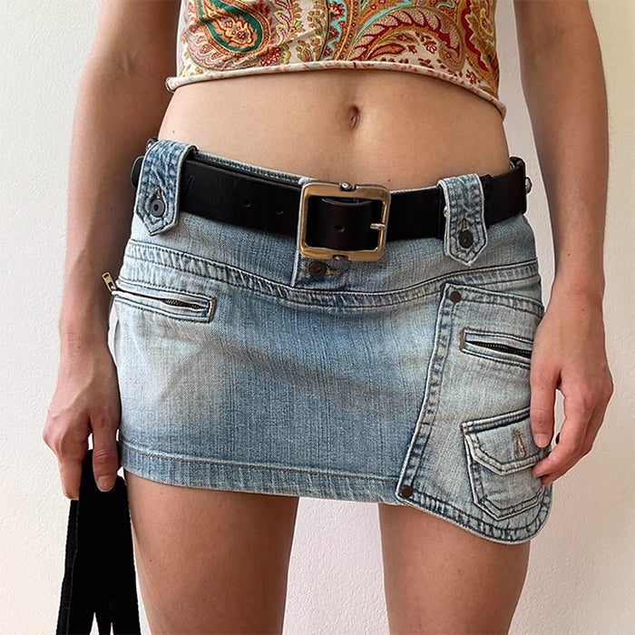 Y2K Style Mini Skirt - Vedlit