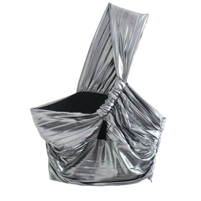 High Fashion Silver Top - Vedlit