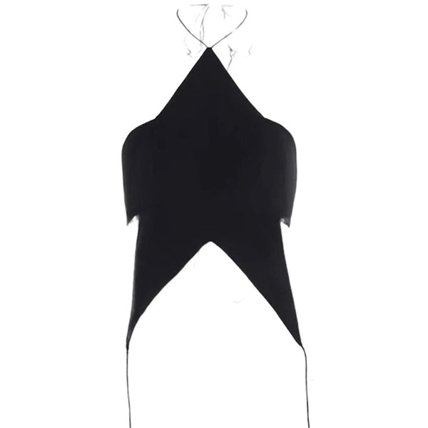 Y2K Star-Shaped Backless Top - Vedlit