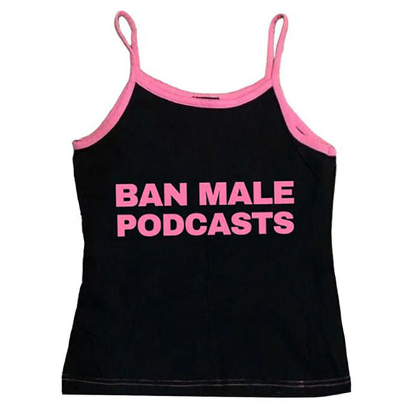 Y2K Style Podcasts Aesthetic Tank Top - Vedlit