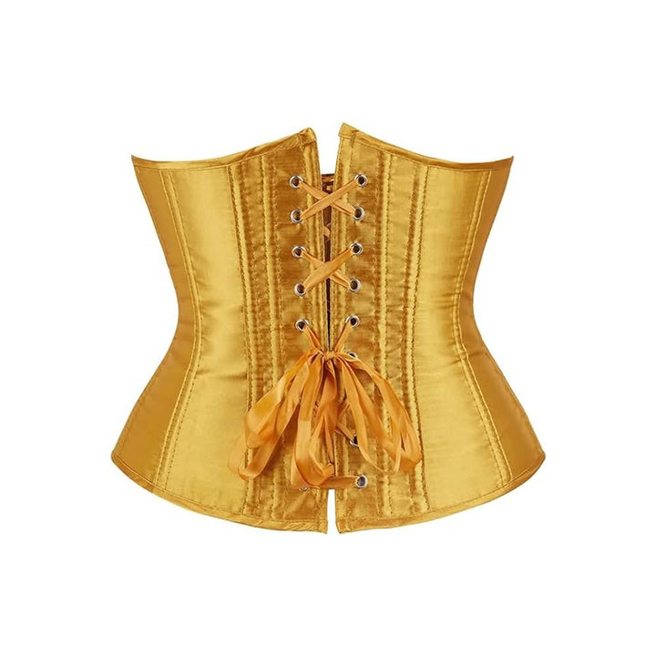 Yellow Gothic Underbust Corset - Vedlit